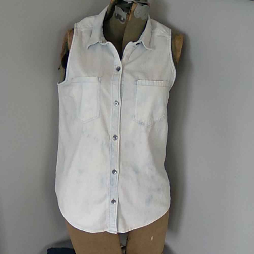VTG 2000 EXPRESS JEAN DESTROYED SHIRT SP